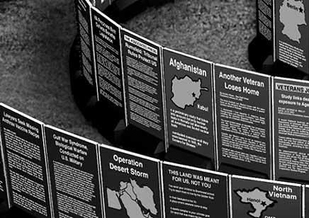 The Living Wall (section1) - A Tribute to all living Veterans - A project of America's Veterans