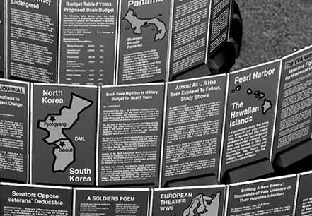 The Living Wall (section1) - A Tribute to all living Veterans - A project of America's Veterans